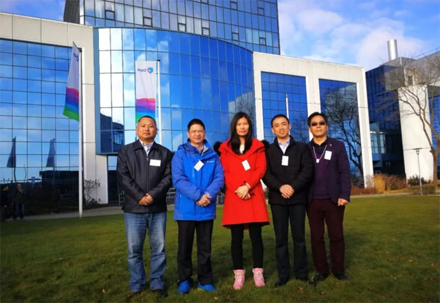 博皓考察團于荷蘭茲沃勒&middot;力聯思總部留影