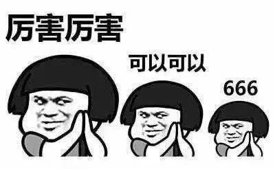 厲害厲害，可以可以，666